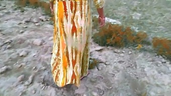 Desi Housewife And Husband Captured Outdoor In Homemade Asian Porn