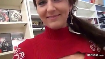 Young Temp Gets Fucked And Pregnant In Video Store