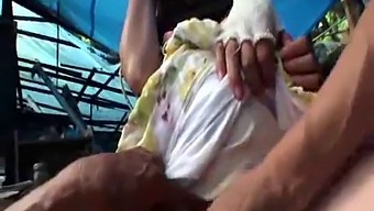 Homeless Man Penetrates Pregnant Japanese Woman