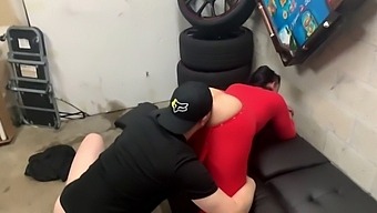 Seductive Milf Interrupts Stepson'S Gaming Session And Engages In Sexual Activity