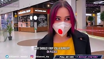 Russian Teen Gives A Risky Blowjob In A Fitting Room For A Big Mac Before Public Agent Pickup And Fuck Of A Student In A Mall
