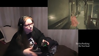 Continue Watching The Striptease And Video Game Play Combo In Resident Evil 2