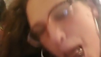 Shay Giving Oral To A Black Man On Camera
