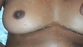 Black Woman'S Intense Squirting Orgasm Leads To A Massive Cumshot