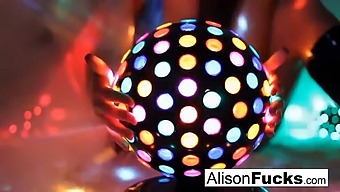Alison Tyler, The Attractive Disco Ball Babe With Large Natural Breasts