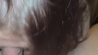 Samantha Gives An Oral Pleasure To A Man'S Penis