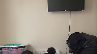 Unintentional Recording Of Ebony Bbw'S Sensual Encounter