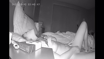 A Reserved Woman Masturbates In Bed With A Concealed Camera