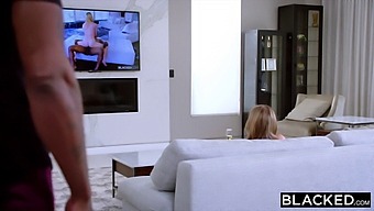 This Blonde Beauty Knows How To Handle Her Bbc