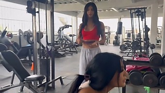 My Trainer, A Trans Beauty, Gets Me Wet With Squats