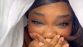 The Ebony Stepmom Got Caught By Her Stepson Masturbating A Fake Doll